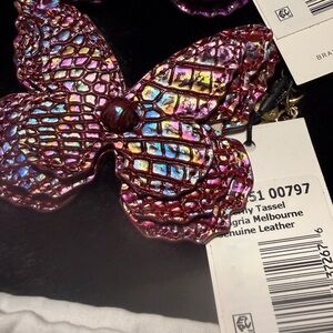 Brahmin Iridescent Butterfly Key Holder